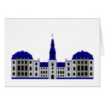 Christiansborg - blanc cartes de vœux
