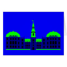 Christiansborg - bleu cartes