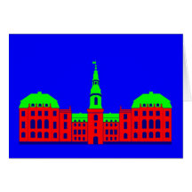 Christiansborg - rouge carte de vœux