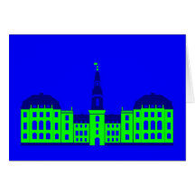 Christiansborg - vert carte de vœux