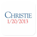 CHRISTIE 1-20-2013 SQUARE STICKER