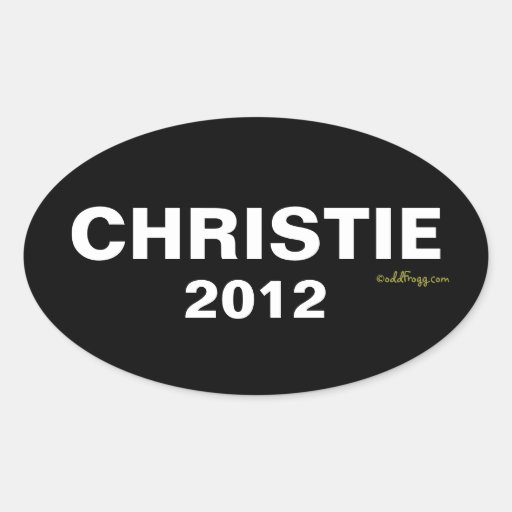 CHRISTIE  2012 Bumper Sticker