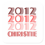 CHRISTIE 2012 VINTAGE stickers