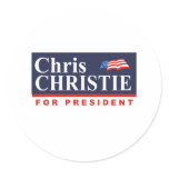 CHRISTIE FOR PRESIDENT (BAN STICKERS