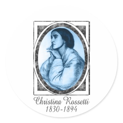 Christina Rossetti Sticker by nakedzealot