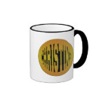 CHRISTINE - GOLD TEXT COFFEE MUG