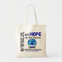 Christmas 3 CFS Chronic Fatigue Syndrome Canvas Bags