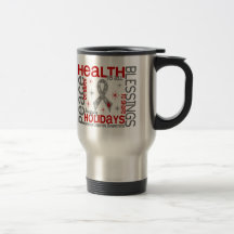 Christmas 4 Juvenile Diabetes Snowflakes Mugs