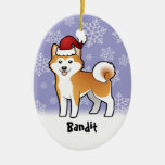 Christmas Akita Inu / Shiba Inu (add pets name) Christmas Ornament
