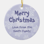 Christmas Akita Inu / Shiba Inu (add your own msg) Ornament