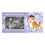 Christmas Akita Inu / Shiba Inu Customized Photo Card