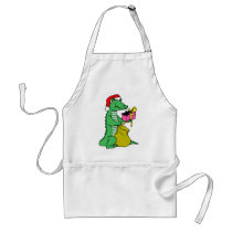 Christmas Alligator Apron