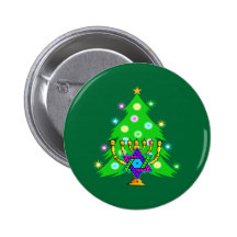 Christmas and Hanukkah Together Pin