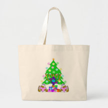 Christmas and Hanukkah Together Tote Bag