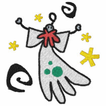 Christmas Angel Embroidered Shirt