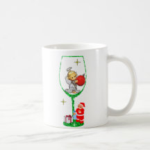 Christmas Angel in a cup Mugs