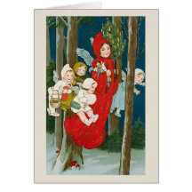 "Christmas Angel Journey" Greeting Card
