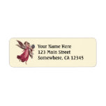 Christmas Angel Return Address Label