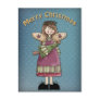 Christmas Angel with tree Post Cards