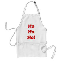 Christmas aprons Ho ho ho customizable APRONs