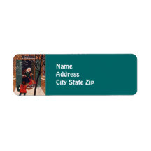 Christmas at Grandma's house Return Address Labels