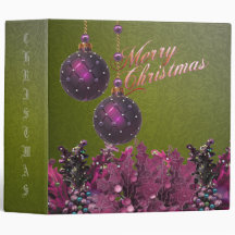 Christmas Avery Binder