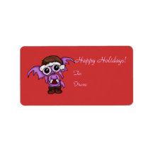 Christmas Baby Dragon Gift Tags Custom Address Labels