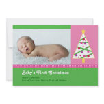 Christmas Baby Photo Card Invites