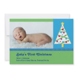 Christmas Baby Photo Card Custom Invites