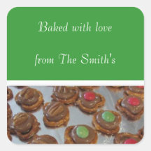 Christmas Baking Stickers