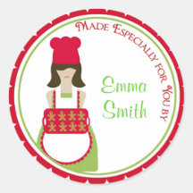Christmas Baking Stickers