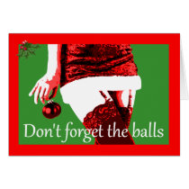 Christmas balls cards