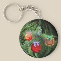Christmas balls keychains
