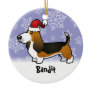 Christmas Basset Hound (add your pets name)