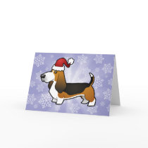Christmas Basset Hound