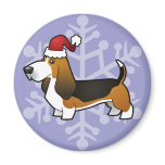 Christmas Basset Hound