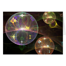 Christmas Baubles Greeting Cards