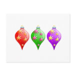 Christmas Baubles Post Card