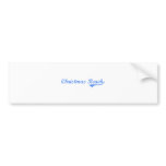 Christmas Beach Michigan Classic Design Bumper Sticker