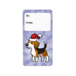 Christmas Beagle Gift Tags