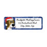 Christmas Beagle Return Address Label