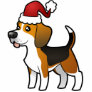 Christmas Beagle Ornament