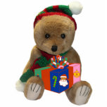 Christmas Bear Sculpture Acrylic Cut Out
