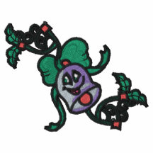 Christmas Bell Embroidered Shirt