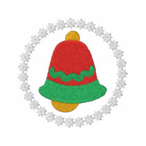 Christmas Bell Embroidered Shirt