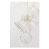Christmas Bells and ornaments custom stationery