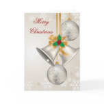 Christmas Bells And Ornaments Greeting Card