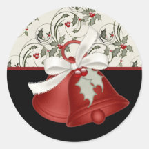 Christmas Bells Design 2 - Christmas Stickers