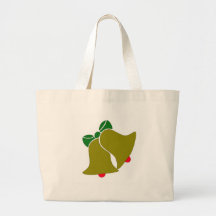 Christmas bells tote bag