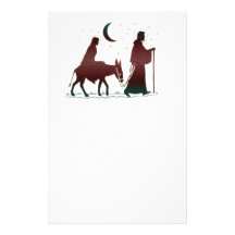 Christmas Bethlehem Art Customized Stationery